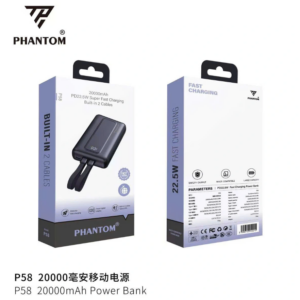 PIN DỰ PHÒNG PHANTOM P58 20.000MAH 22.5W