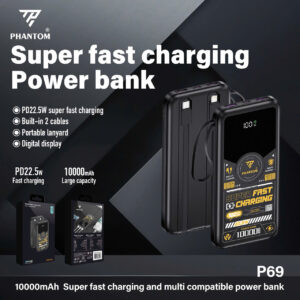 PIN DỰ PHÒNG PHANTOM P69 10.000MAH 22.5W