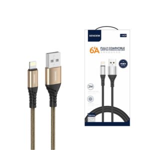 CÁP SENDEM M29 USB-LIGHTNING/USB-TYPE C DÀI 2M