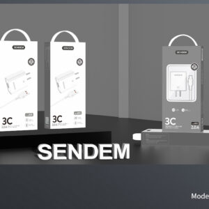 BỘ SẠC SENDEM B05 V8/TYPEC/LIGHTNING CÔNG SUẤT 2.5A