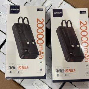 PIN DỰ PHÒNG SENDEM PK89 20.000MAH 22.5W KÈM 2 DÂY SẠC