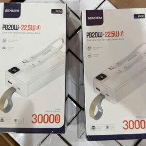 PIN DỰ PHÒNG SENDEM PK90 30.000MAH 22.5W KÈM 2 DÂY SẠC