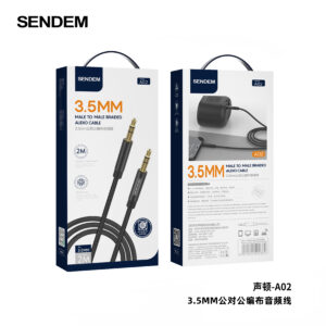 ĐẦU CHUYỂN ÂM THANH 3.5mm- 3.5mm SENDEM A02