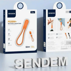 CÁP SẠC DẠNG DÂY ĐEO, ĐÃ LẮP VỚI ĐẦU NỐI HIỆU SENDEM ZA06 C-L 30W